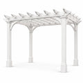 Pergola en PVC blanc 300x300x250 cm