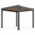 Pergola en aluminium gris 300x400 cm