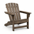 Fauteuil Adirondack en bois d'acacia brun