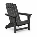 Chaise Adirondack en polywood noir