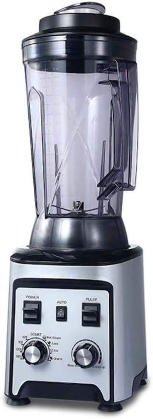 GDBTDL blender, Mixeur de Comptoir Inox, 4 L, 2200 W, 110 V–240 V, 50–60Hz, 4000 ml, Noir, Mixeur de Comptoir Professionnel Robot Culinaire