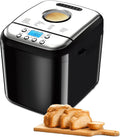 Machine Machines à pain, Noir, à pain automatique pour un usage domestique, 19 menus de programme, fonction de retard