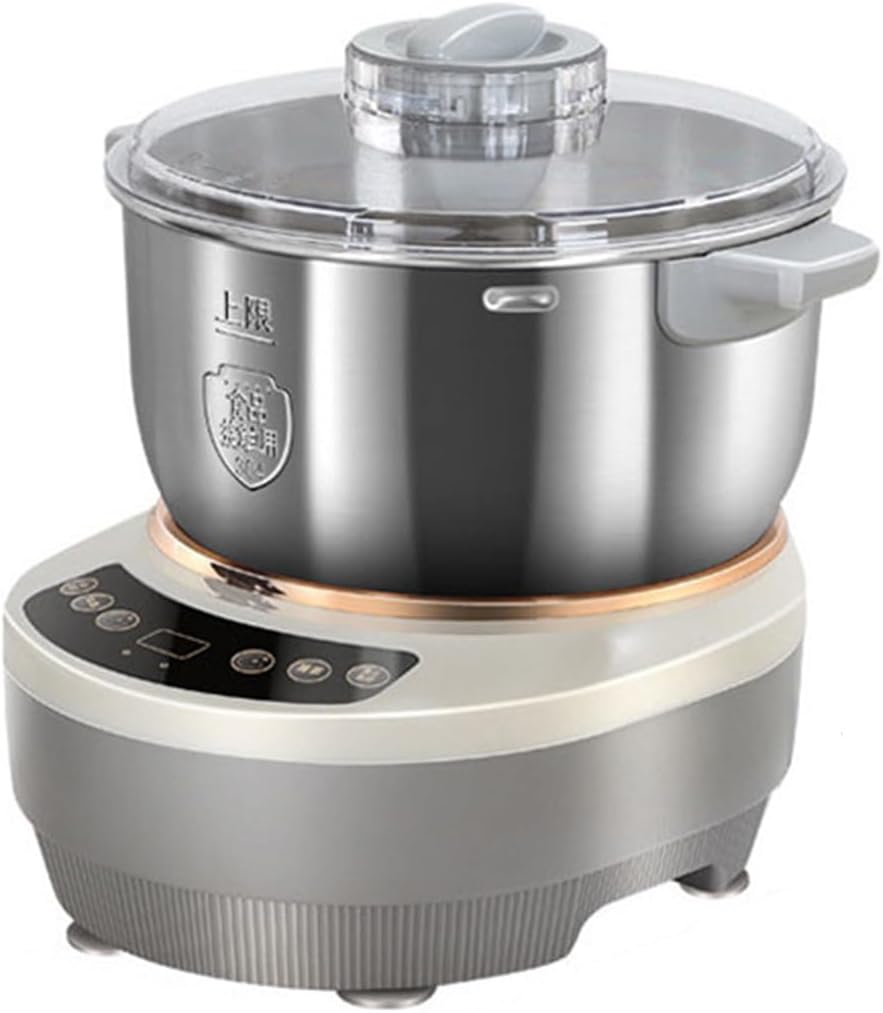 Machine Machines à pâtes, 5 L, Argenté, à pâte en acier inoxydable avec fonction de fermentation, Mélangeur professionnel