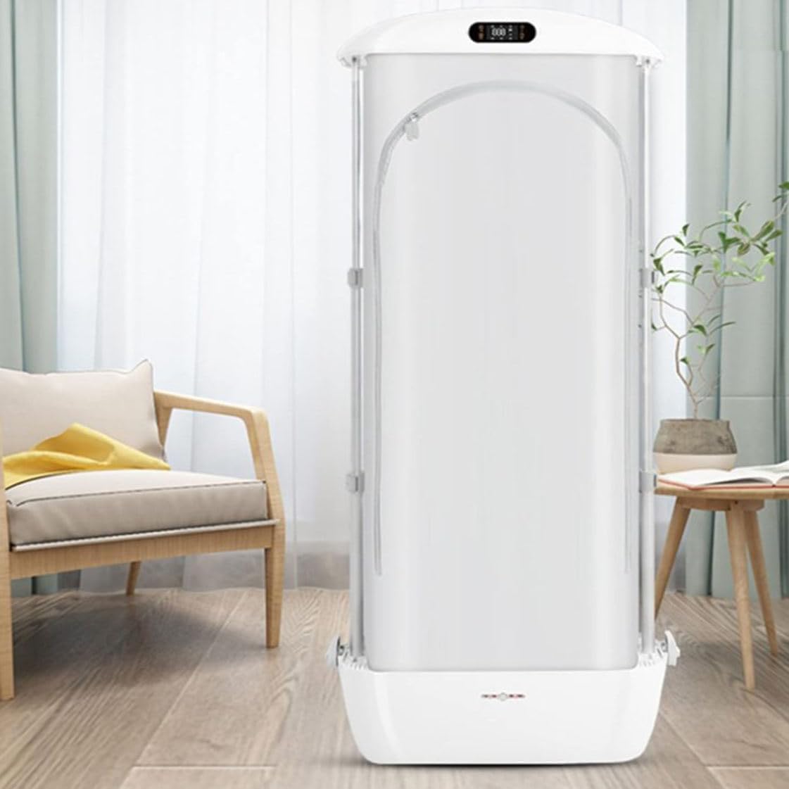 KJHYYPP Fer à vapeur, ABS + alliage d'aluminium., Blanc, vertical Machine à repasser automatique sans fil automatique