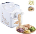 Presse machine à pâtes, 180 W, 500 g, Noir, à nouilles électrique, automatique, 9 moules