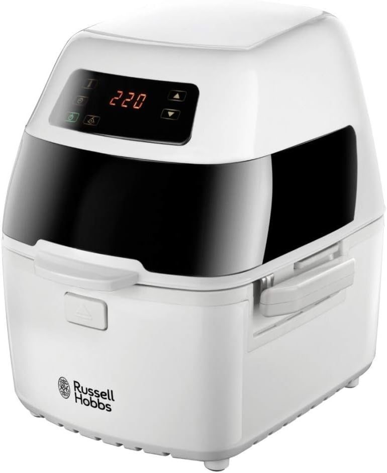 Russell Hobbs Friteuses à air, 1Kg, Noir, 22101-56 Friteuse sans Huile et sans Graisse Cyclofry, 4 Cuissons Programmables