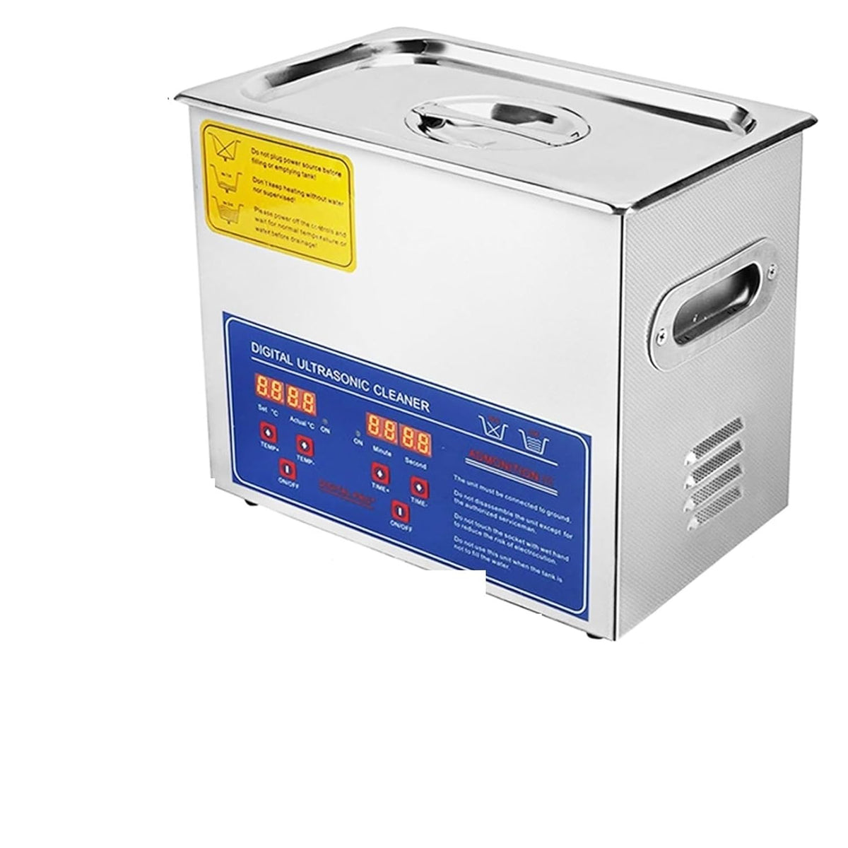QZCX lave-linge, 2/3/6/10/15/30 L, 30 L, Argenté, Nettoyeur à ultrasons