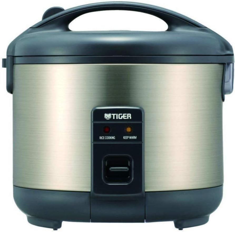 Tiger Cuiseurs à riz, Noir, JNP-S15U-HU Cuiseur à riz et réchauffeur 8 tasses, Urban Satin