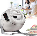 JYHHGDS Robots, 2000 W, 6 L, Noir, Robot de Cuisson Automatique Domestique, Cuiseur Automatique Intelligent