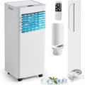 climatiseur portable ZYANBIN, 9000 BTU, Noir, Climatiseur Mobile, 3-en-1 Unité AC Portable avec Refroidissement