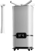 Humidificateur bureau, 22*22*56 cm/8.7*8.7*22 pouces, 16 L, 1500 Ml, Noir, Industriel, Évaporateur Commercial de /h