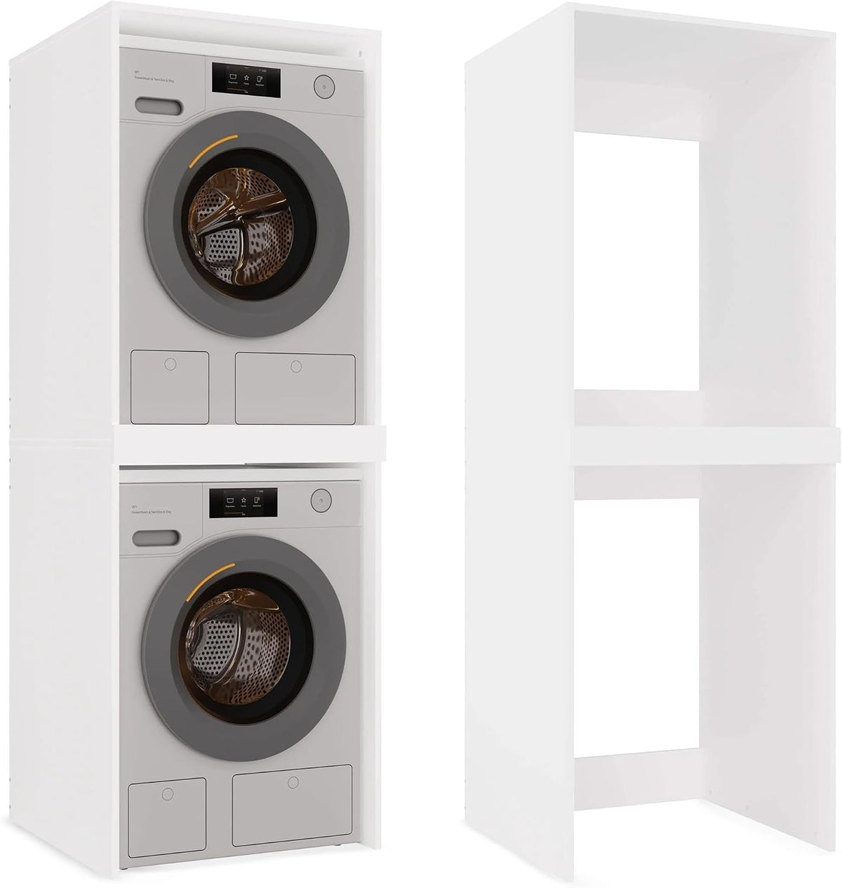 CDF lave-linge, 64x64x180 cm, Blanc