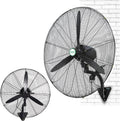 Natliedop Ventilateurs sur pied, 21,7 pouces/55 cm, 27 pouces/68 cm, 30 pouces/78 cm, 220 V, Blanc, Ventilateur mural industriel