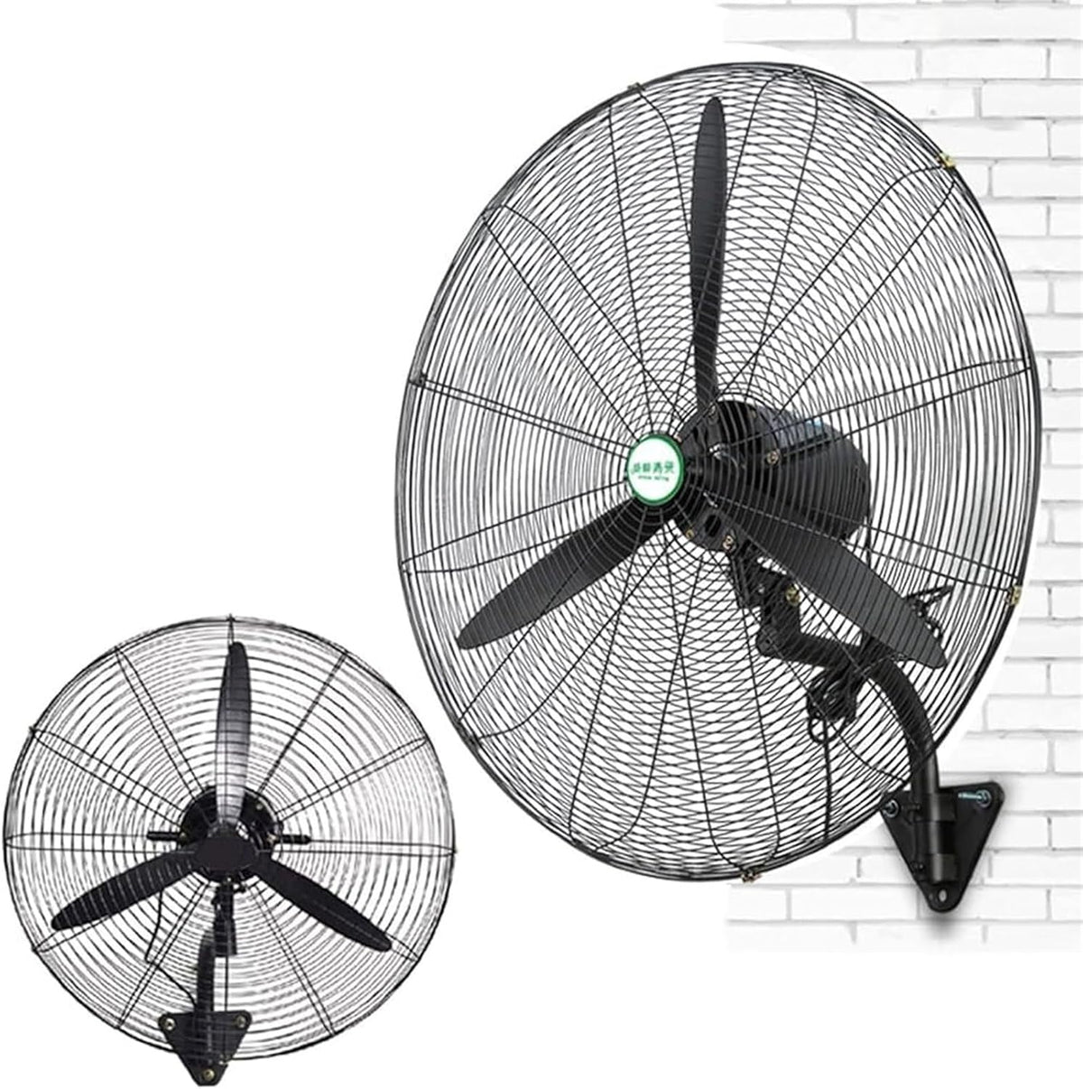 Natliedop Ventilateurs sur pied, 21,7 pouces/55 cm, 27 pouces/68 cm, 30 pouces/78 cm, 220 V, Blanc, Ventilateur mural industriel