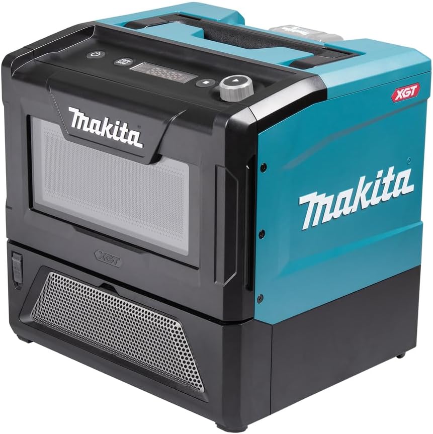 Makita Classique, 500 W, 40 V, Noir/Argenté, Four micro-ondes XGT (solo) - MW001GZ