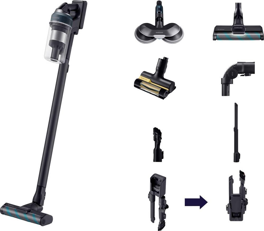 Samsung Aspirateurs balais et balais électriques, 210 W, Noir, Balai électrique VS20C852FTB/WA Jet 85 Premium