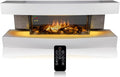 Classic Fire cheminée électrique, RO2716-48Z, 2 000 W, 230 V, 2000 W, Blanc