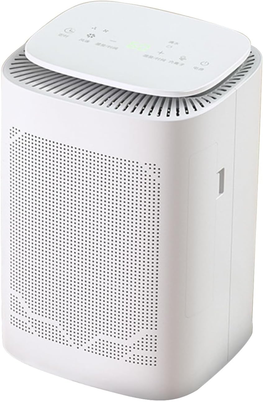 GMBAYUE déshumidificateur, 10 x 8 x 12,5 pouces (25 x 21 x 32 cm), 1600 ML, Blanc, Petits Dehumidifier for Home