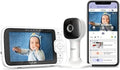 HUBBLE CONNECTED Moniteurs intelligents, 5 pouces, Noir, Nursery Pal Cloud Babyphone caméra connecté avec écran