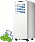 climatiseur portable XIUNYIE, 330×295×690 mm, 220 V/50Hz, puissance 1100 W, 8000 BTU, 9000btu, Blanc, Climatiseur Mobile sans Unité Extérieure