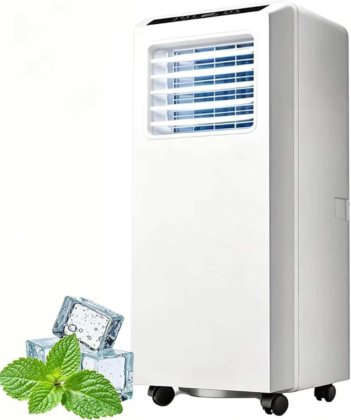 climatiseur portable XIUNYIE, 330×295×690 mm, 220 V/50Hz, puissance 1100 W, 8000 BTU, 9000btu, Blanc, Climatiseur Mobile sans Unité Extérieure