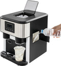 Quenoxo sorbetière, Noir, Machine à glace 3 en 1, Crushed & Nugget glace, Idéal pour les bars et la restauration