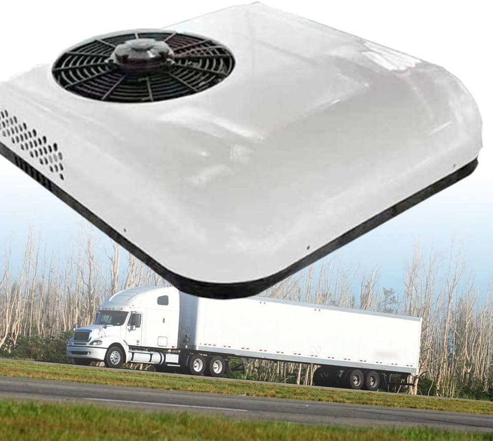 ShaiVrissian Climatiseurs, 12 V, 12 V, 24 V, Blanc, Climatiseur Toit Camping-Car Haute Efficacité énergétique