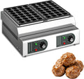 WTRYRN Électroménager spécialisé, 4 200 W, 110 V/220 V, Noir, Appareil à takoyaki 56 Trous, Double contrôle de température