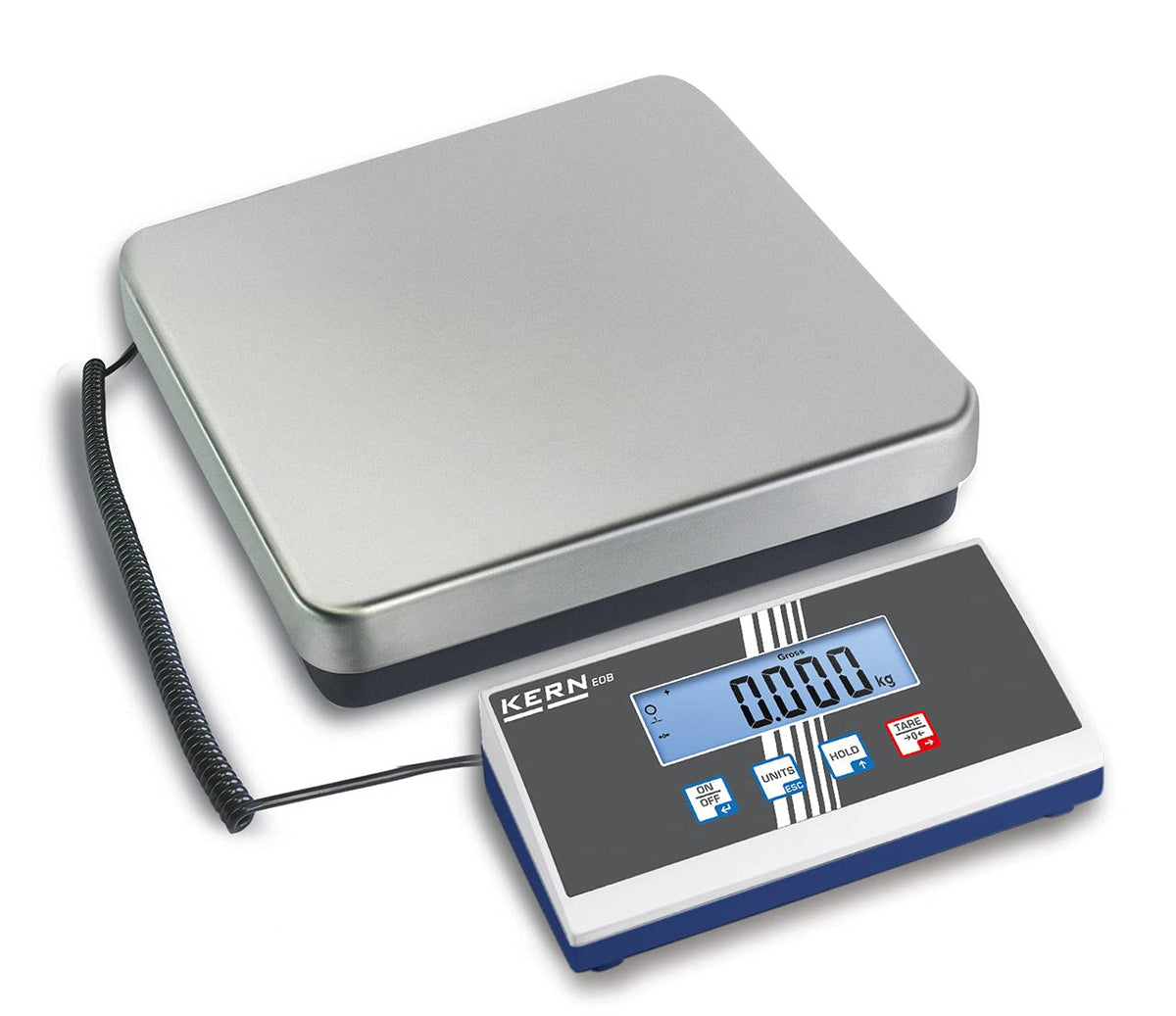 KERN Numériques, 150 kg, 50 g, 100 g, Noir, EOB 150K50 Pèse-personne à plateforme EOB, reproductibilité, linéarité
