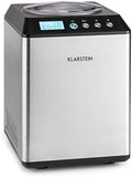 KLARSTEIN sorbetière, 250 W, 2,5 litres, Argenté, Vanilla Sky Family, machine autoréfrigérante à compresseur