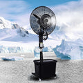 LLZJDDPLY Ventilateurs sur pied, 320 W, 42 L, 71CM, Blanc, Ventilateur Nébuliseur Extérieur Oscillant Industriel Silencieux