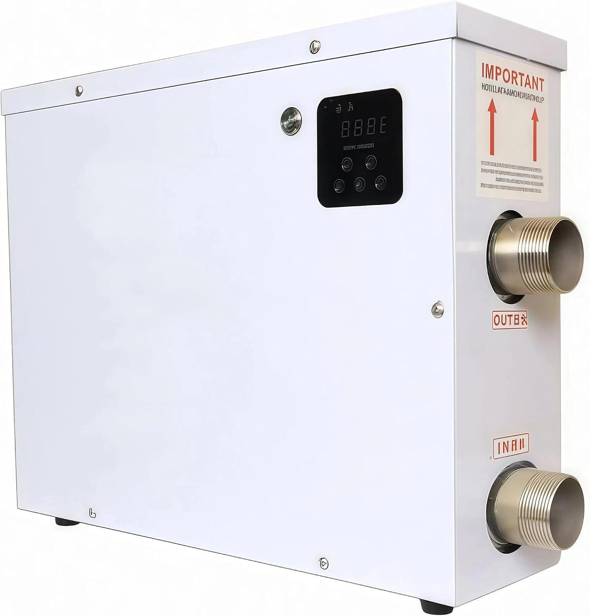 Générique Systèmes de chauffage de piscine, 11 KW, 220 V, Noir, Compatible avec Les Hors Sol et enterrées