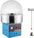 VEVOR Machines à barbe à papa, 1000 W, bleue, Machine à Barbe à Papa Commerciale, Appareil à Barbe à Papa Électrique avec Couvercle Bleu