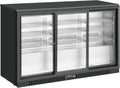 METRO Professional Rafraichisseurs de boissons, 135 x 52 x 86.5 cm, 308 L, 160 W, Noir, Arrière Bar Réfrigéré GBC3103