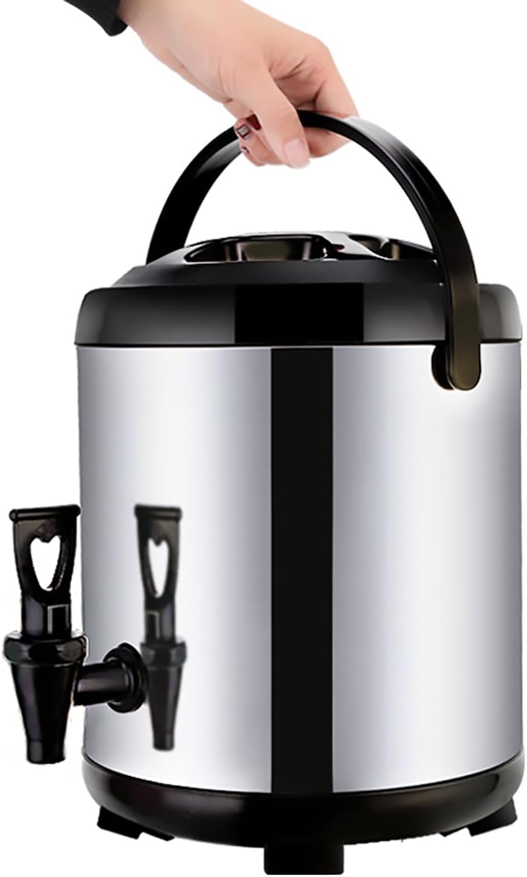 DFGHNBVC fontaine à eau, 20 L, Argenté, Distributeur D'Eau Chaude