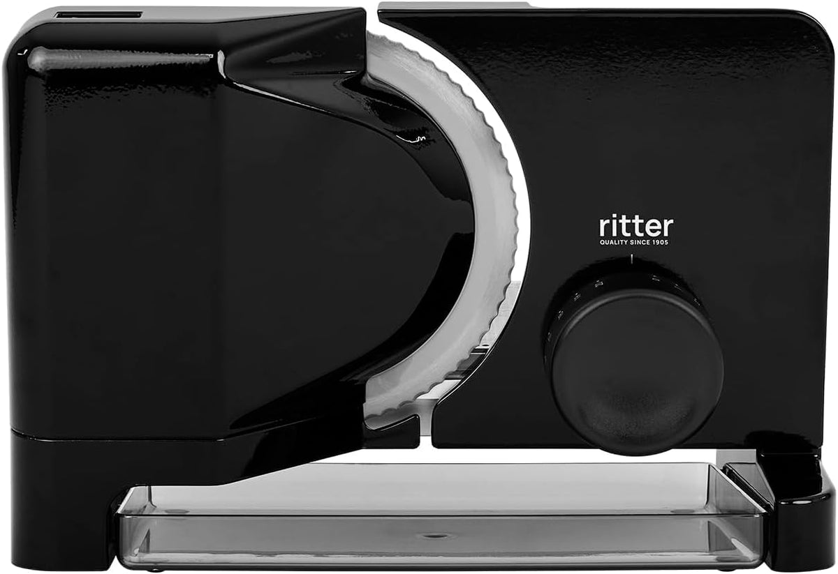 ritter trancheuse électrique, Noir, Trancheuse universelle E 16 duo plus, à moteur ECO, fabriquée en Allemagne