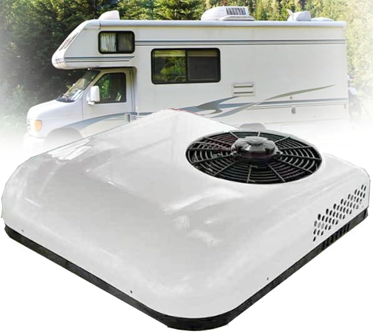 Climatiseur Climatiseurs, 12 V, 24 V, Blanc, de toit pour camping-car /, Climatisation de stationnement pour SUV