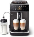 PHILIPS machine à café, 2,4 pouces, Noir, Saeco grain GranAroma, 14 boissons, Expresso broyeur avec écran couleur intuitif