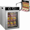 Glowdora déshydrateur alimentaire, 800 W, 1200 W, Blanc, Professionnel /, Lyophilisateur 6/12 Couches, Durée De Séchage: 24H