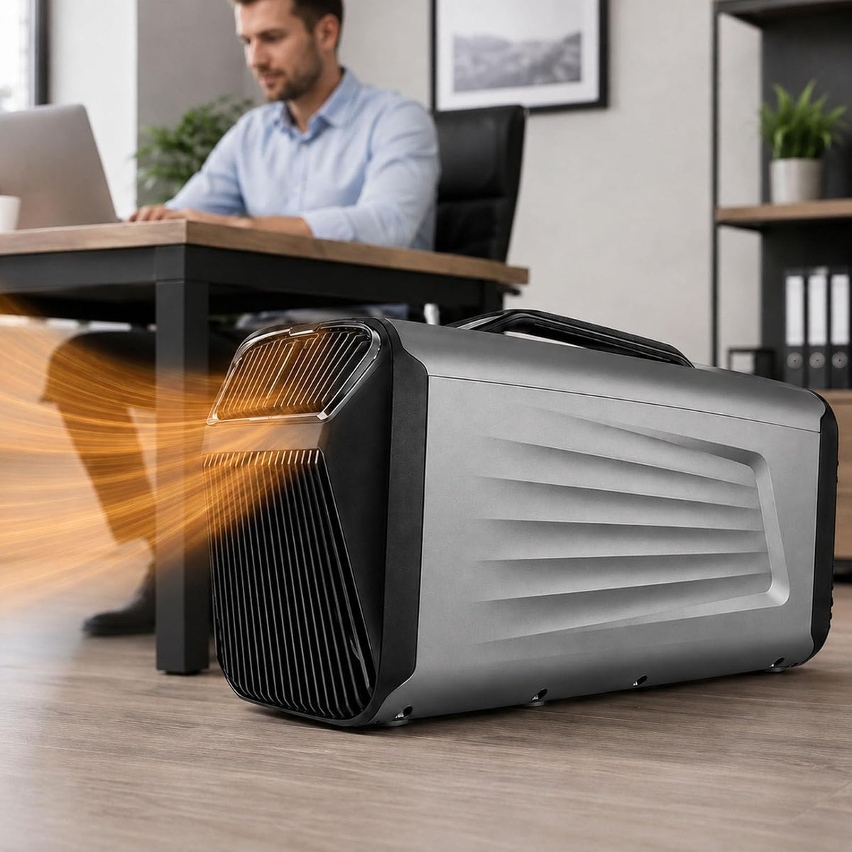 climatiseur portable smafoseedding, 57,5 x 28,9 x 34,9 cm, 5200 BTU, 400 W, 50 dB, 200Btu, Noir, Climatiseur Mobile Réversible