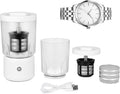 WTRYRN Nettoyage et entretien, Gris, Mini Nettoyeur à ultrasons pour pièces de Montres et Bijoux, Gobelet de nettoyage portable pour montres