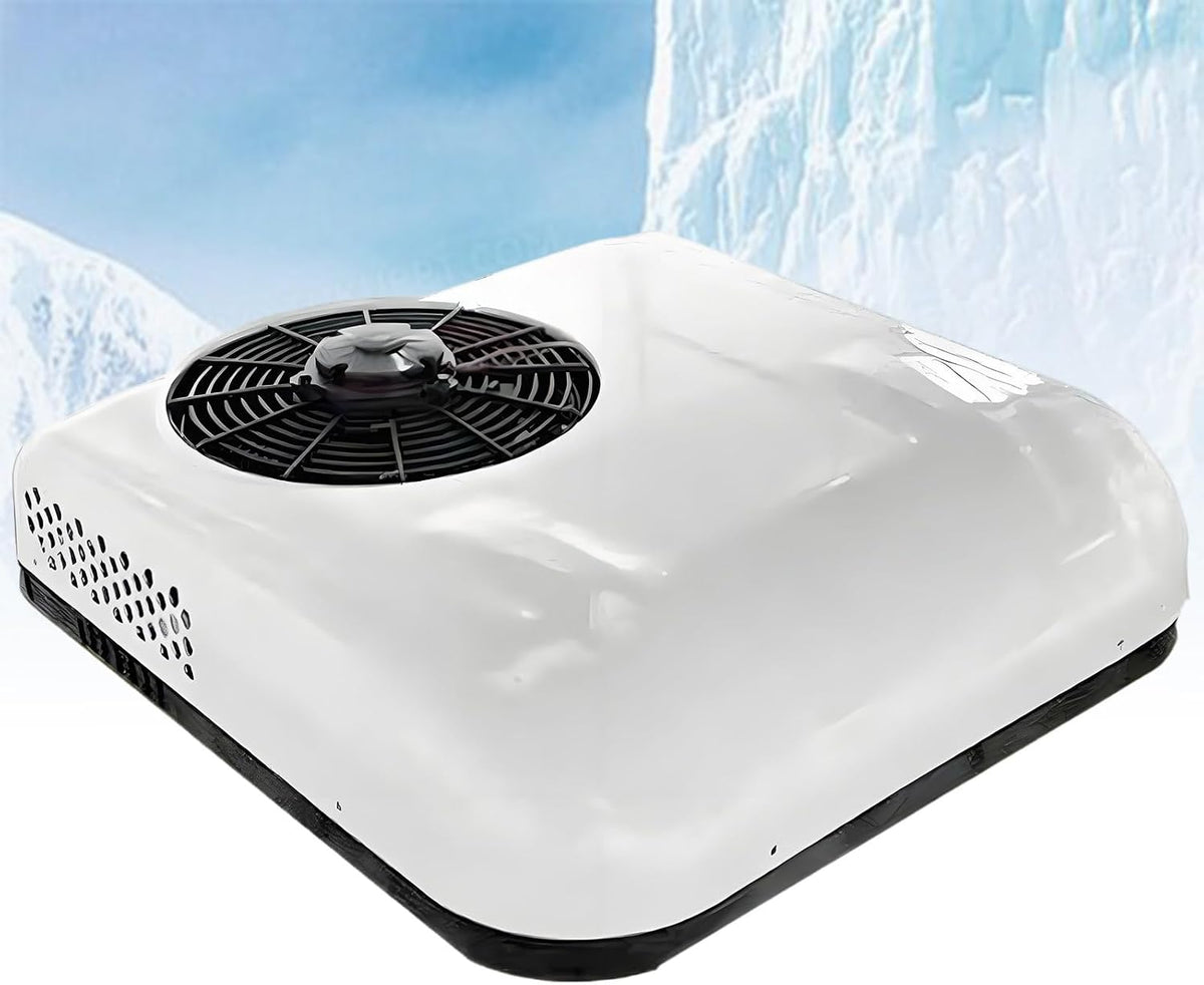 Climatiseurs split Climatiseur, 12 V, 24 V, Blanc, de toit / pour camping-car, caravane, remorque, camping-car