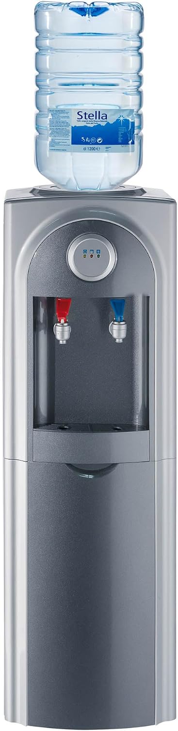 Fontaine Distributeurs d'eau chaude et froide, Noir, à bonbonne - Eau Froide/Eau tempérée/Eau Chaude