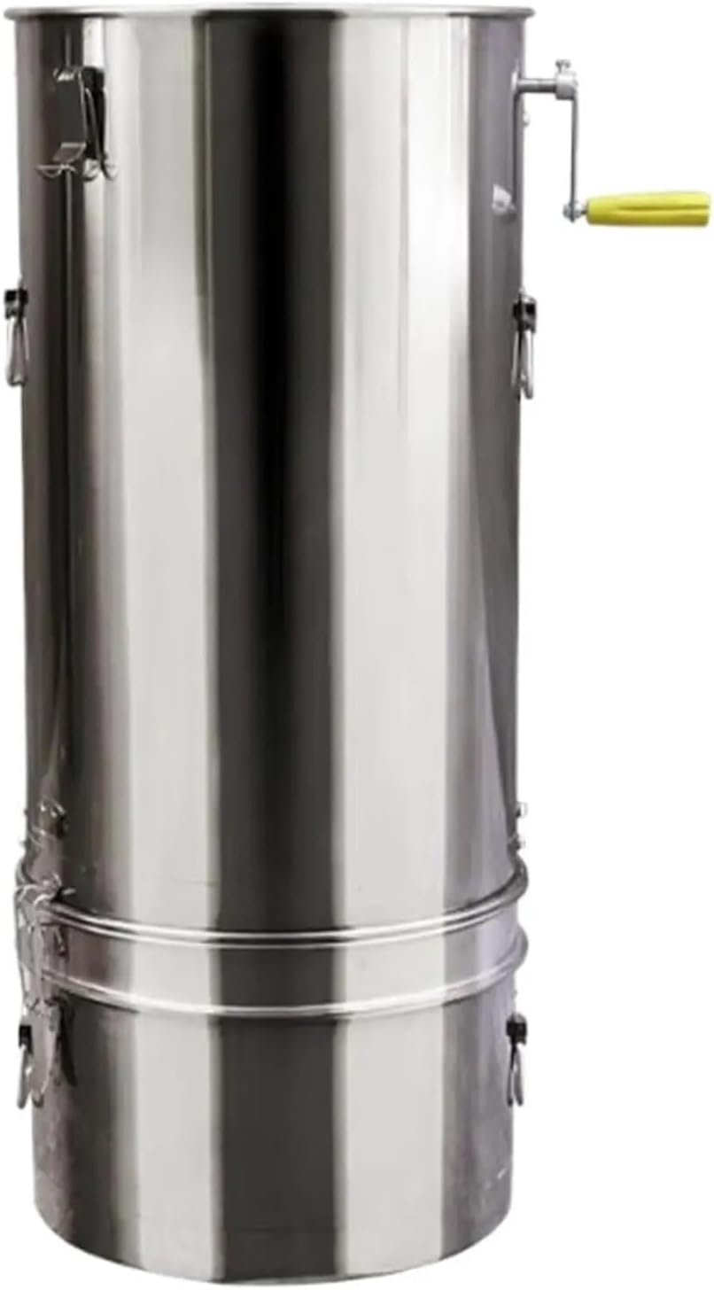MJFVN centrifugeuse, Noir, Extracteur de miel professionnel, séparateur, récolte de miel avec passoire, outil d'apiculture