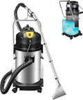 Sunseota nettoyeur de tapis, 40 L, acier inoxydable, Noir, Professionnel, extracteur de Tapis Multi-usages