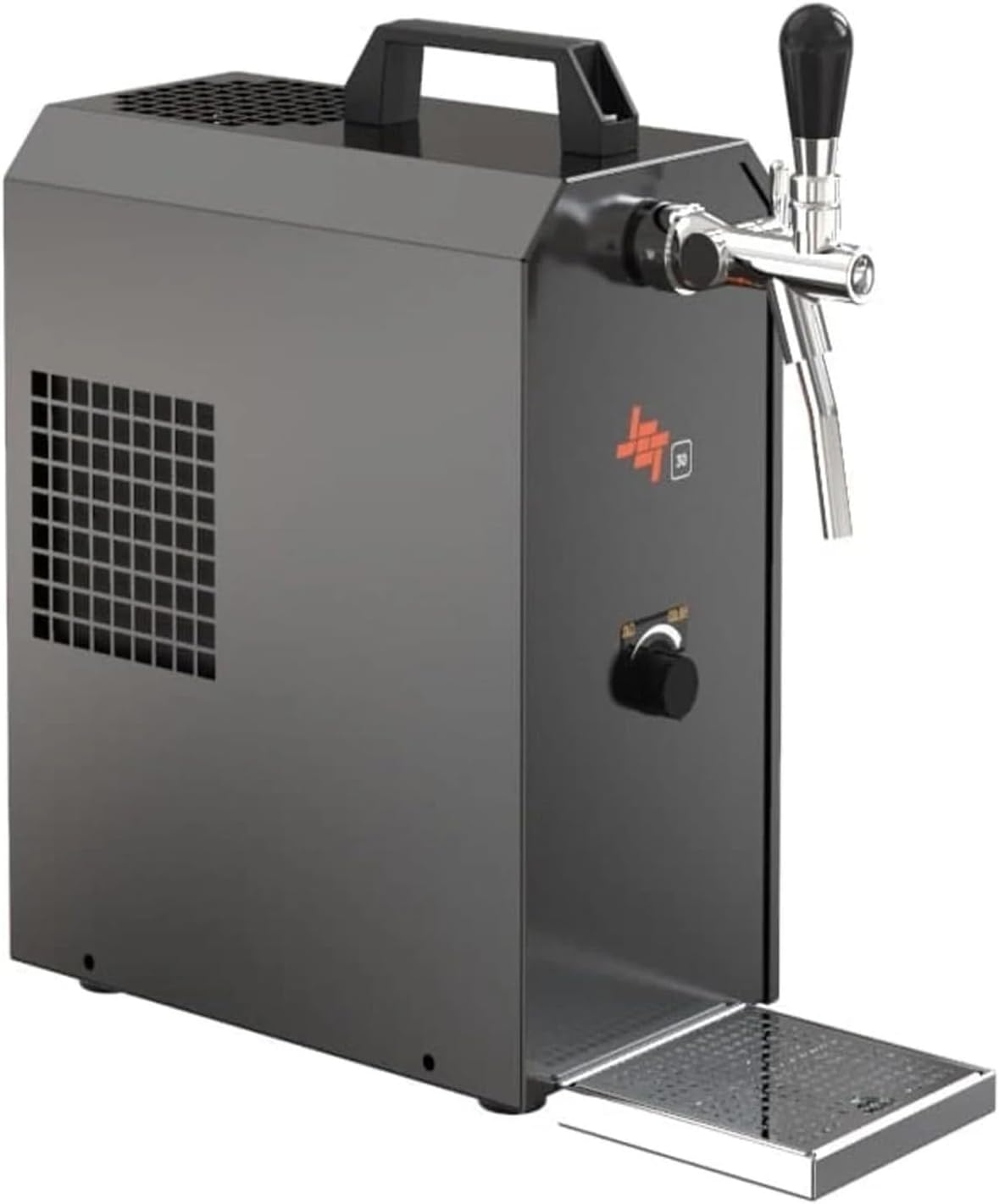 ich-zapfe.de Tireuses à bières, 35 l, Noir, Kit complet système de distribution jet 30, valise à bière, refroidisseur sec