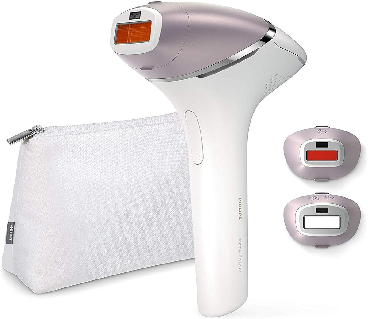 PHILIPS épilateur à lumière pulsée, Noir, Lumea IPL Prestige, 2 accessoires d'épilation (BRI944/00)