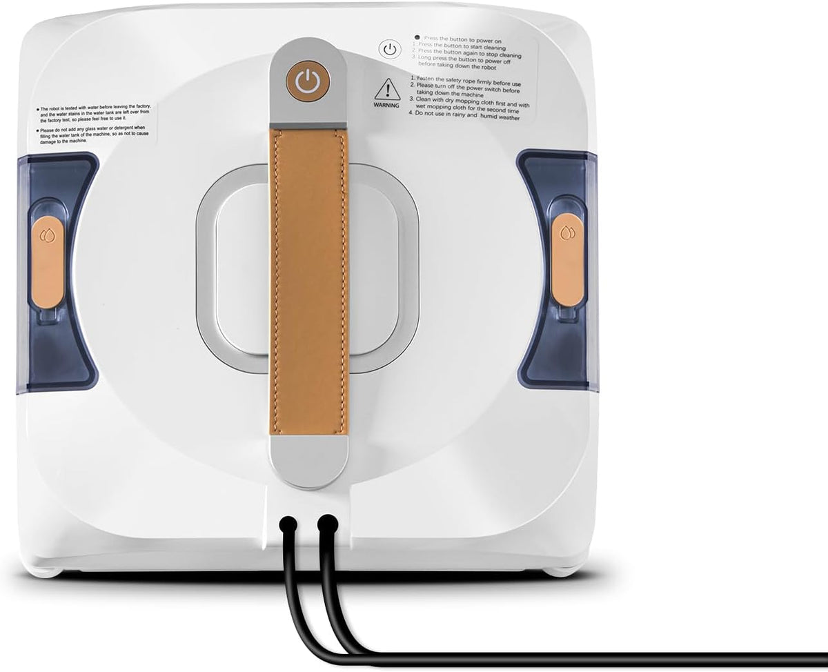 jnerkert Robots aspirateurs, 120 ml, Noir, Robot lave-vitres électrique avec 4 buses et réservoir de (YW703)
