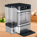 Machine machine à glaçons, 130 W., ≤ 45 dB., 18,1 kg, SUS430 + ABS + PC., Gris, à glaçons de comptoir, à glaçons portable avec capacité de /24 h