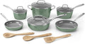 CUISINART batterie de cuisine, 52G, Noir, GreenChef® -13SG en céramique antiadhésive